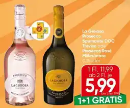 Eurospar La Gioiosa Prosecco Spumante DOC Treviso oder Prosecco Rosé Millesimato Angebot