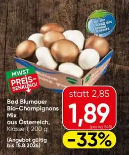 Eurospar Bad Blumauer Bio-Champignons Mix Angebot