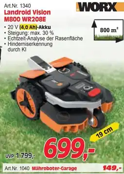 Zgonc WORX Landroid Vision M800 WR208E Angebot
