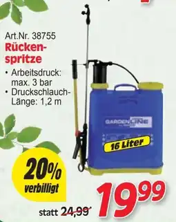 Zgonc Rücken-Spritze Gardenline Angebot