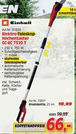 Zgonc Einhell Elektro-Teleskop-Hochentaster GC-EC 7520 T Angebot