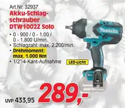 Zgonc Makita Akku-Schlagschrauber DTW1002Z Solo Angebot