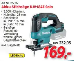 Zgonc Akku-Stichsäge DJV184Z Solo Angebot