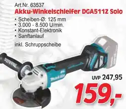 Zgonc Akku-Winkelschleifer DGA511Z Solo Angebot