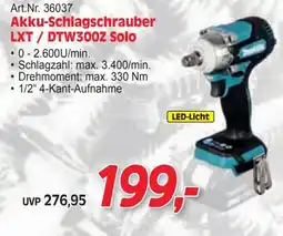 Zgonc Akku-Schlagschrauber LXT / DTW300Z Solo Angebot