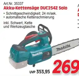 Zgonc Akku-Kettensäge DUC254Z Solo Makita Angebot