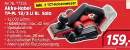 Zgonc Akku-Hobel TP-PL 18/3 Li BL Solo Angebot