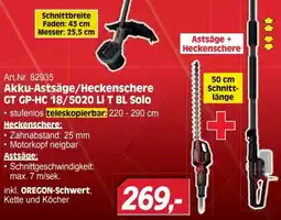 Zgonc Einhell Akku-Astsäge/Heckenschere GT GP-HC 18/5020 Li T BL Solo Angebot