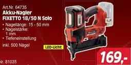 Zgonc Einhell Akku-Nagler FIXETTO 18/50 N Solo Angebot