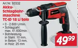 Zgonc Akku-Schlagbohrmaschine TC-ID 18 Li Solo Angebot