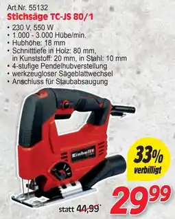 Zgonc Stichsäge TC-JS 80/1 Einhell Angebot