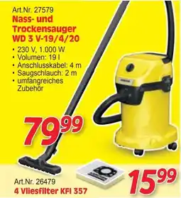 Zgonc Nass- und Trockensauger WD 3 V-19/4/20 Angebot