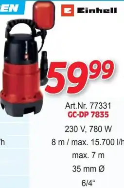 Zgonc Einhell GC-DP 7835 Angebot