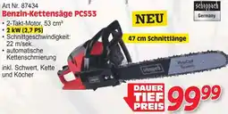 Zgonc Benzin-Kettensäge PCS53 Scheppach Angebot