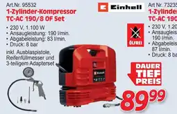 Zgonc Einhell 1-Zylinder-Kompressor TC-AC 190/8 OF Set Angebot