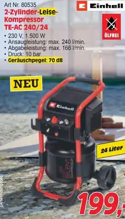 Zgonc Einhell 2-Zylinder-Leise-Kompressor Angebot
