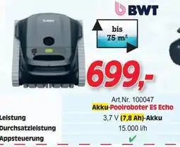 Zgonc BWT Akku-Poolroboter ES Echo Angebot