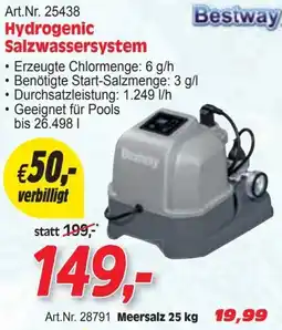 Zgonc Bestway Hydrogenic Salzwassersystem Angebot