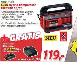 Zgonc Einhell Akku-Hybrid-Kompressor PRESSITO 18/25 Angebot