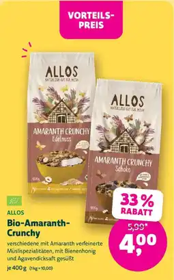 Denn's Biomarkt ALLOS Bio-Amaranth-Crunchy Angebot