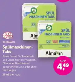 Denn's Biomarkt AlmaWin Spülmaschinen-Tabs Angebot