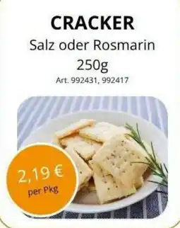 Nemetz Markt Cracker Salz oder Rosmarin Angebot