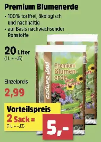 Premium Blumenerde