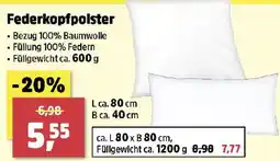 Thomas Philipps Federkopfpolster Angebot
