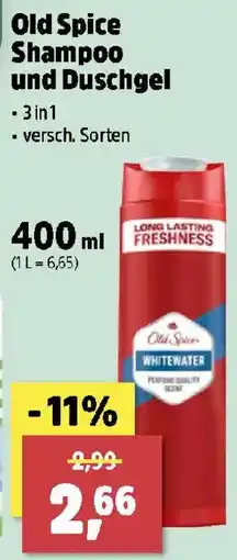 Thomas Philipps Old Spice Shampoo und Duschgel Angebot