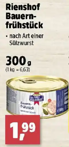 Thomas Philipps Rienshof Bauern-frühstück Angebot