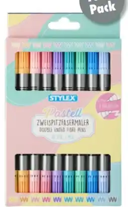 TEDi Stylex Fasermaler Duo Pastell Angebot
