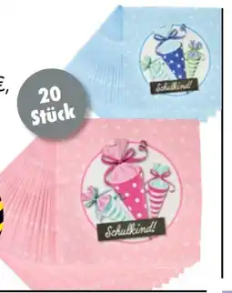 TEDi Servietten Schulkind Angebot