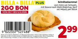 Billa Schnitzelsemmel Angebot