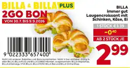 Billa BILLA immer gut Laugencroissant mit Schinken, Käse, Ei Angebot