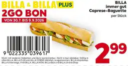 Billa BILLA immer gut Caprese-Baguette Angebot