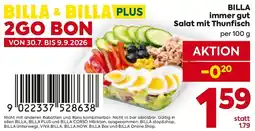 Billa BILLA immer gut Salat mit Thunfisch Angebot