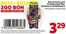 Billa BILLA immer gut Proteinmüsli Skyr Himbeere/Heidelbeere Angebot