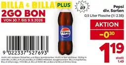 Billa Pepsi Angebot