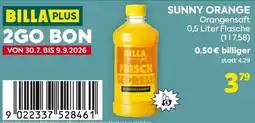 Billa SUNNY ORANGE Orangensaft Angebot