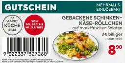 Billa Gebackene schinkenkäse-röllchen Angebot