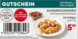 Billa Kaiserschmarrn Angebot