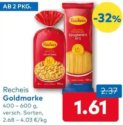 T&G Recheis Goldmarke Angebot