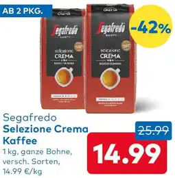 T&G Segafredo Selezione Crema Kaffee Angebot