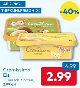 T&G Cremissimo Eis Angebot
