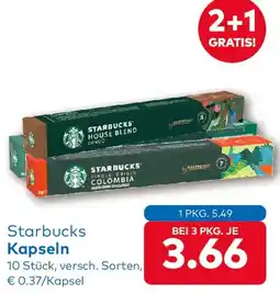 T&G Starbucks Kapseln Angebot