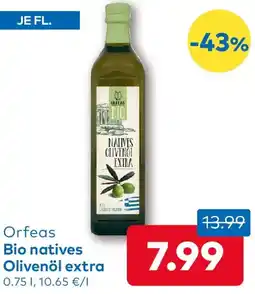 T&G Orfeas Bio natives Olivenöl extra Angebot