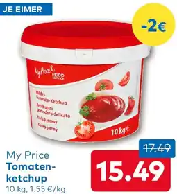 T&G My Price Tomatenketchup Angebot