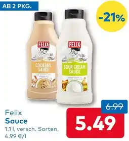 T&G Felix Sauce Angebot