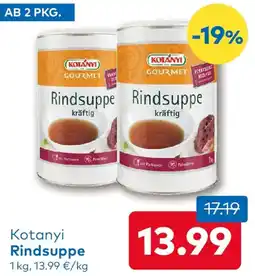 T&G Kotanyi Rindsuppe Angebot