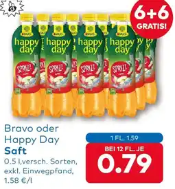 T&G Bravo oder Happy Day Saft Angebot